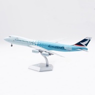 SQ Wings 1: 200 Cathay Pacific Airlines Boeing B747-8F B-LJA Alloy Material Airplane Model