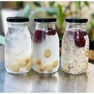 200ml GLASS BOTTLE WITH TIN LID/200ml JUICE BOTTLE