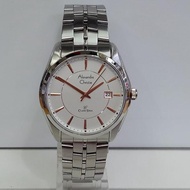 Jam Tangan Pria Alexandre Christie AC8578MD Classic Silver List Rosegold Stainless Steel
