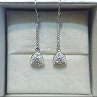 💎半卡莫桑鑽石耳環(GRA證書)💎