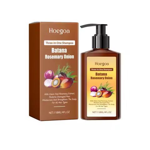 Batana Hair Growth Shampoo Nourish Hair Follicles Strengthen Root Smooth Frizzy Anti Hair Loss Treat