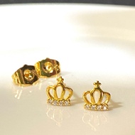 Old Gold Crown Earring 老金皇冠耳钉  （S999）