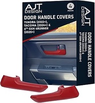 AJT DESIGN Door Handle Covers (2022+ Tundra / 2024+ Tacoma) - RED