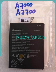 BATTERY แบตเตอรี่โทรศัพท์มือถือLenovo A7000/A7000PLUS/A7700 /A7600(BL243)(3000mAh)