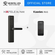 HAFELE DL7600 Digital Door Lock + Kaadas R6G Digital Gate Lock | AN Digital Lock