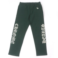 Excellent condition CHROME HEARTS Y NOT SLO RIDE logo embroidered scroll label sweatpants/joggers in