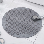 Round Bathroom Mat Anti Slip PVC Round Shower Bath Mat Footwear Bathroom Anti-Slip Mat