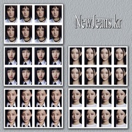 KPOP NJZ ID Photo Identity Card Photocards School HD Collective Cards Certificate Photos 1 Inch Phot