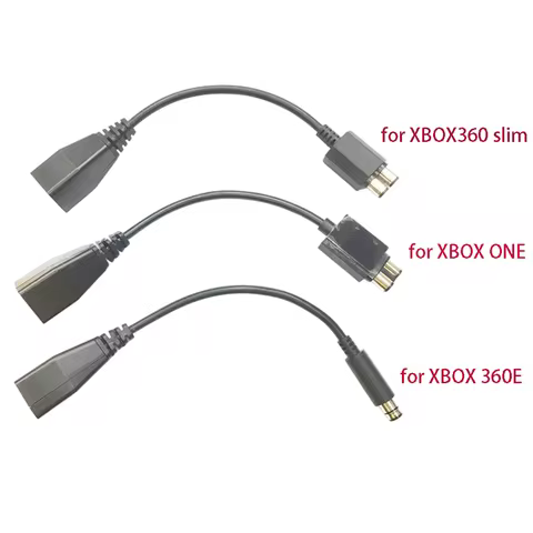 AC Power Supply Cable for Microsoft XBOX360 to Xbox Slim ONE E Gaming Transfer Cord Connect Wire Pow