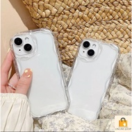 SOFTCASE SILICON MELTING WAVY CLEAR BENING FOR REDMI A1 2022 A2 2023 9 9A 9C 10 10A 10C 12 4G 12C NO