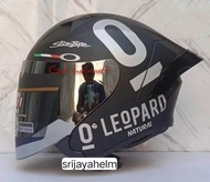 HELM ALV ULTRON PAKET LEOPARD DAN SPOILER