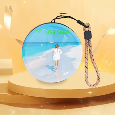 Crystal Ball Video Player with Sound 3D Video Sphere Crystal Ball Digital Display Unique Anniversary
