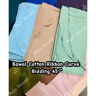 Bawal Cotton Curve Ribbon Bidding 45”