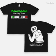 สไตล์ใหม่ T-shirt  KAWASAKI Racing Team ALPINE Star Man Fan เสื้อยืดสตรีทไซส์ S-3Xl แขนสั้นS-5XL
