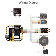 TAKER G4 45A AIO Baro OSD G473 Flight Controller BLHELIS 45A ESC FET Directly 2-6S for FPV Freestyle