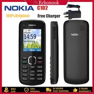 【Nokia】 C102 - Free Charger Original Nokia Product Feature Phones Original Nokia Product C1-02 Suppo