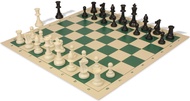 ชุดหมากรุกสากลมาตรฐาน Standard Club Chess Set (ตัวหนัก+กระดานไวนิล) ชุดมาตรฐานแข่งขัน