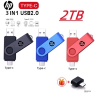 2TB flash drive  3 in 1 USB Type C port Micro port high speed otg pendrive 1TB 512gb 256gb 128gb memory usb stick for phone/pc