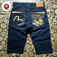 evisu oriental tiger short pants