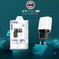 Tc Travel Charger 5G Original Qualcomm 3.0 2A Quick Micro & Type C Kita