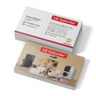 [🔥PROMOSI🔥] LG Subscribe Art Card Name Card Printing 250gsm (SM) 🔥Business Card Printing 🔥FREE DELIV