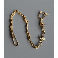 Genuine brass wallet chain