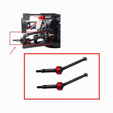 Metal Upgrade Remote Control Car Rear Axis CVDFit For WLtoys 244016 LOSI Micro-B 1/24