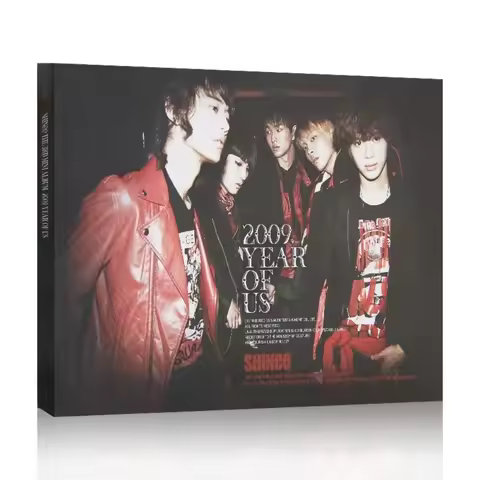 SHINee 2009 YEAR OF US CD + Lyric Book - Iconic K-Pop Tracks for Collection & Nostalgic Listening