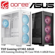 ASUS TUF GAMING GT302 ARGB ATX DESKTOP PC CASING / CASE WITH 4 ARGB FANS / MAXIMIZED AIRFLOW - ATX -