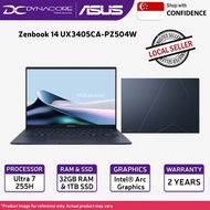 ASUS Zenbook 14 UX3405CA-PZ504W (U7 255H/32GB/1TB/14"3K-OLED-TOUCH/W11H) 2 YEARS WARRANTY