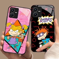 YS-84 Rugrats HD Glass Casing for VIVO Y22 Y35 Y75 Y28 Y22S V25 Y55 iQOO Z6