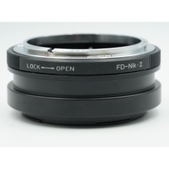 Lens Adapter - Canon FD Mount to Body Nikon Z / FD Lens - NikonZ
