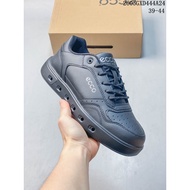 ECCO Casual Sports Shoes Top Layer Calfskin Breathable All-Match Running Shoes Men's Lightweight Com