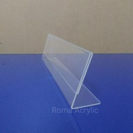 Acrylic table name 30 x 8