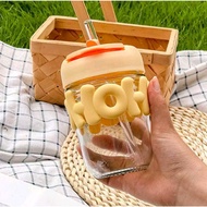 B140 - HOHO AESTETIC GLASS DRINKING GLASS SIMPLE GLASS CUP ELEGAN
