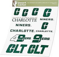 University of North Carolina Charlotte UNCC 49ers NCAA Sticker Vinyl Decal Laptop Water Bottle Car S