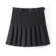 Black pleated tennis skirt