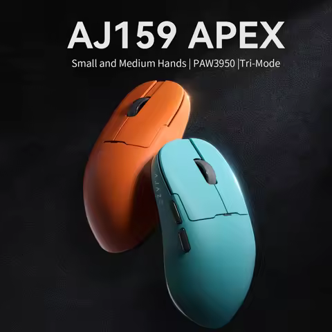 AJAZZ AJ159 AJ159P APEX 2.4G USB Wireless Mouse Bluetooth 2.4G Gaming Mouse 26000 DPI Mice with Anti