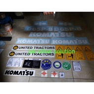 Dozer Stickers Komatsu D65P-8 Heavy Equipment Stickers