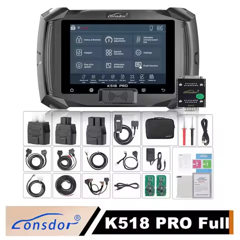 Lonsdor K518 PRO Full Version Key Programmer for GM CAN FD Toyota Emulator Free for Toyota/JLR/Nissa
