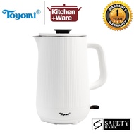 TOYOMI 1.5L Stainless Steel Cordless Kettle / 1 Year Local Warranty