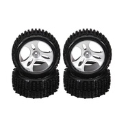 4PCS Wheels Tires Tyre A959-01 for Wltoys A959 A959-B A959-A 1/18 RC Car Spare Parts Accessories