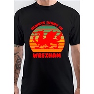 Red Dragon Always Sunny In Wrexham Classic Nwt Gildan Size T-Shirt