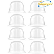 HAPPYUU Bucket Hat Storage , Brimless Cap PVC Baseball Hat Display Rack,  50-57cm Inner Support Tran
