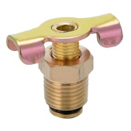 LazaraToy Air Compressor Tank Drain Valve Switch Plug Screw Brass with T-handle Home