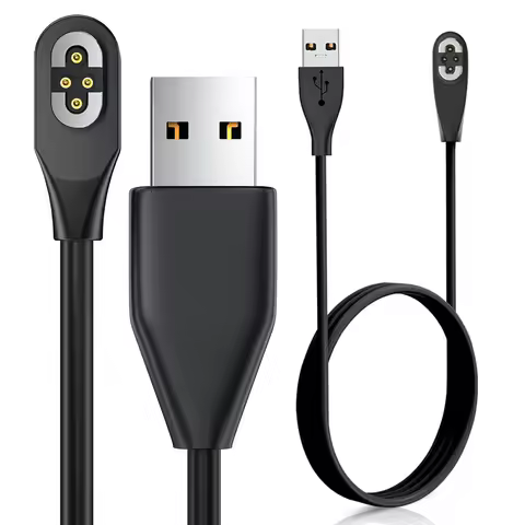 USB Charging Cable for Shokz OpenSwim Pro Bone Conduction Headphone USB-A to Magnetic Charger Cord f