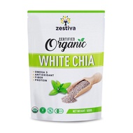 Zestiva Organic White Chia Seeds, 500G (Exp: 2027) New stock!