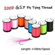 G.S.P 200D fish hook tying thread/100m roll, super tough and strong