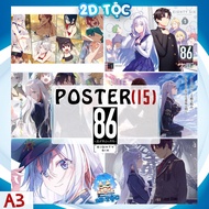 A3 POSTER PAINTING ANIME MANGA 86 EIGHTY SIX (15) - 2D SHOP