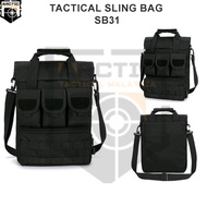 ARCTIC TACTICAL MALAYSIATactical Briefcase Military Messenger Bag 12inch Laptop Shoulder Bag Molle Hunting Camping SB31